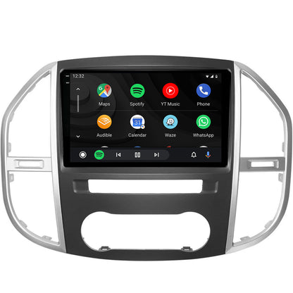 Navigatie 2K Mercedes Benz Vito (2016+), Android, S-Quadcore / 4GB RAM + 64GB ROM, 10.36 Inch - AD-BGS100042K+AD-BGRKIT407V3