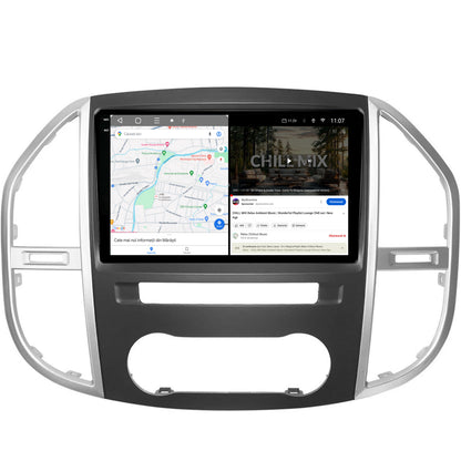 Navigatie 2K Mercedes Benz Vito (2016+), Android, S-Quadcore / 4GB RAM + 64GB ROM, 10.36 Inch - AD-BGS100042K+AD-BGRKIT407V3