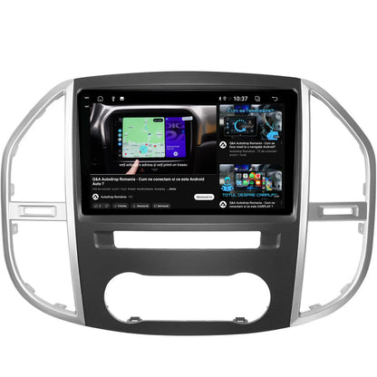 Navigatie 2K Mercedes Benz Vito (2016+), Android, S-Quadcore / 4GB RAM + 64GB ROM, 10.36 Inch - AD-BGS100042K+AD-BGRKIT407V3