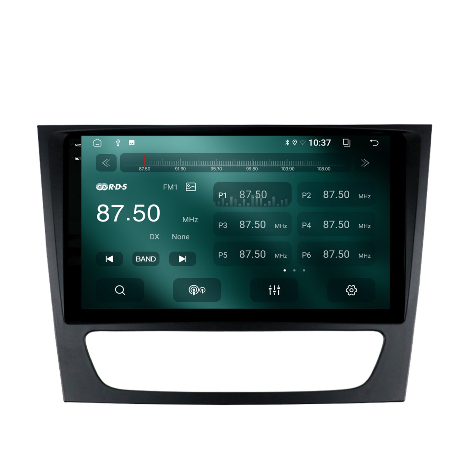 Navigatie 2K Mercedes Benz W211/CLS, Android, S-Quadcore / 4GB RAM + 64GB ROM, 9.5 Inch - AD-BGS90042K+AD-BGRKIT415
