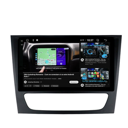 Navigatie 2K Mercedes Benz W211/CLS, Android, S-Quadcore / 4GB RAM + 64GB ROM, 9.5 Inch - AD-BGS90042K+AD-BGRKIT415