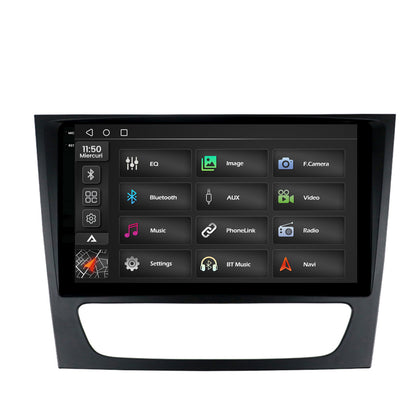 Navigatie 2K Mercedes Benz W211/CLS, Android, S-Quadcore / 4GB RAM + 64GB ROM, 9.5 Inch - AD-BGS90042K+AD-BGRKIT415