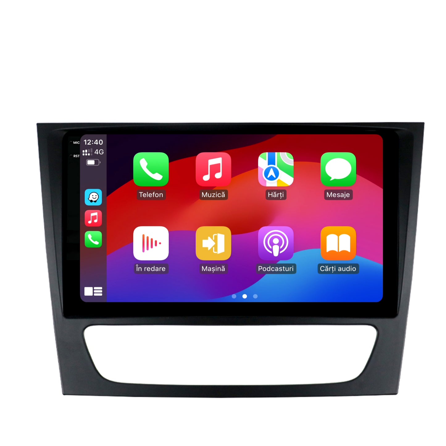 Navigatie 2K Mercedes Benz W211/CLS, Android, S-Quadcore / 4GB RAM + 64GB ROM, 9.5 Inch - AD-BGS90042K+AD-BGRKIT415