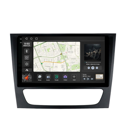 Navigatie 2K Mercedes Benz W211/CLS, Android, S-Quadcore / 4GB RAM + 64GB ROM, 9.5 Inch - AD-BGS90042K+AD-BGRKIT415
