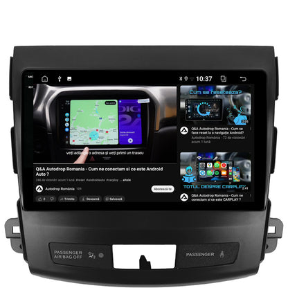 Navigatie 2K Mitstubishi Outlander / Peugeot 4007 / Citroen C-Crosser, Android, S-Quadcore / 4GB RAM + 64GB ROM, 9.5 Inch - AD-BGS90042K+AD-BGRKIT276