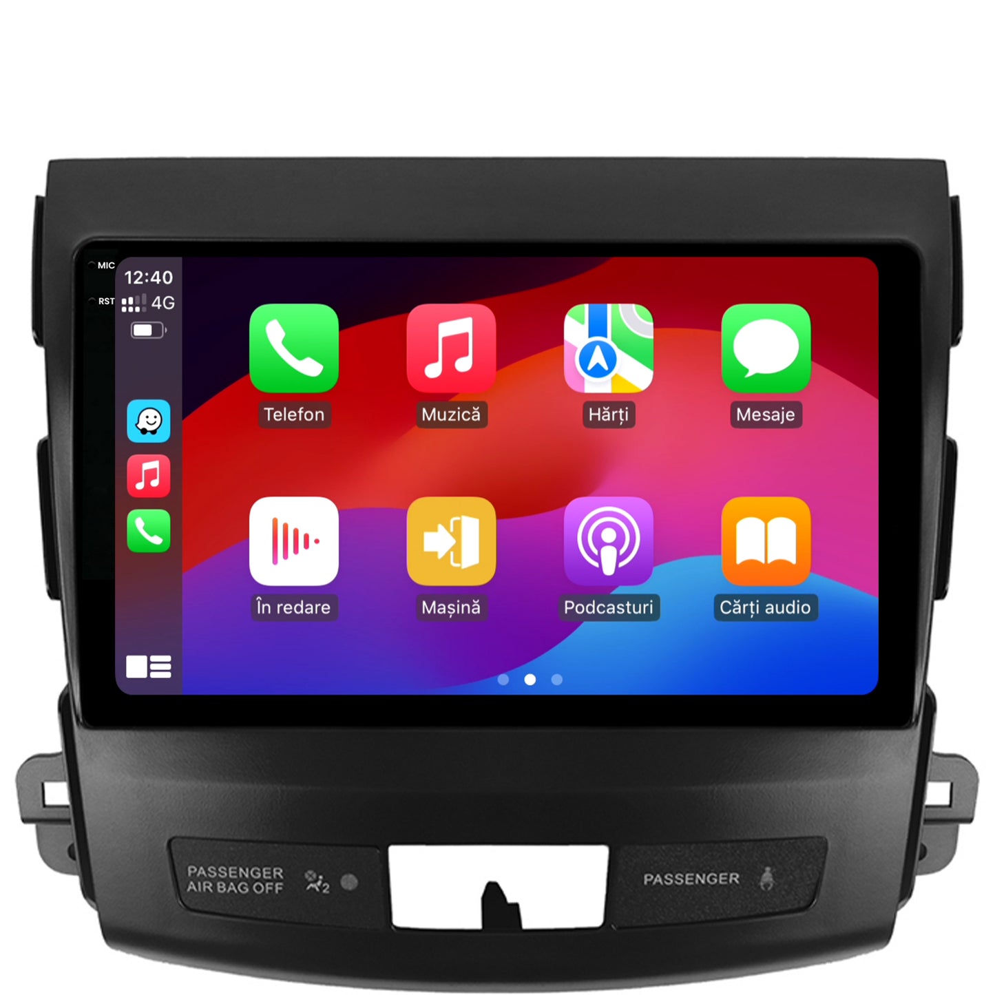 Navigatie 2K Mitstubishi Outlander / Peugeot 4007 / Citroen C-Crosser, Android, S-Quadcore / 4GB RAM + 64GB ROM, 9.5 Inch - AD-BGS90042K+AD-BGRKIT276