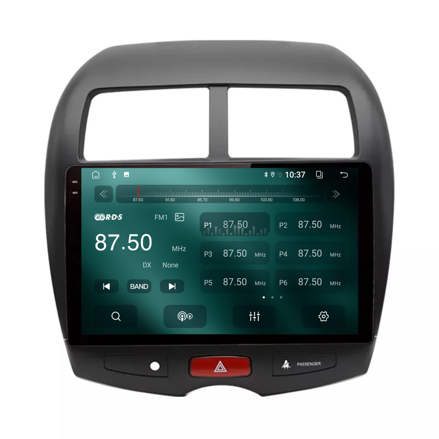 Navigatie 2K Mitsubishi ASX / Peugeot 4008 (2010-2018), Android, S-Quadcore / 4GB RAM + 64GB ROM, 10.36 Inch - AD-BGS100042K+AD-BGRKIT267