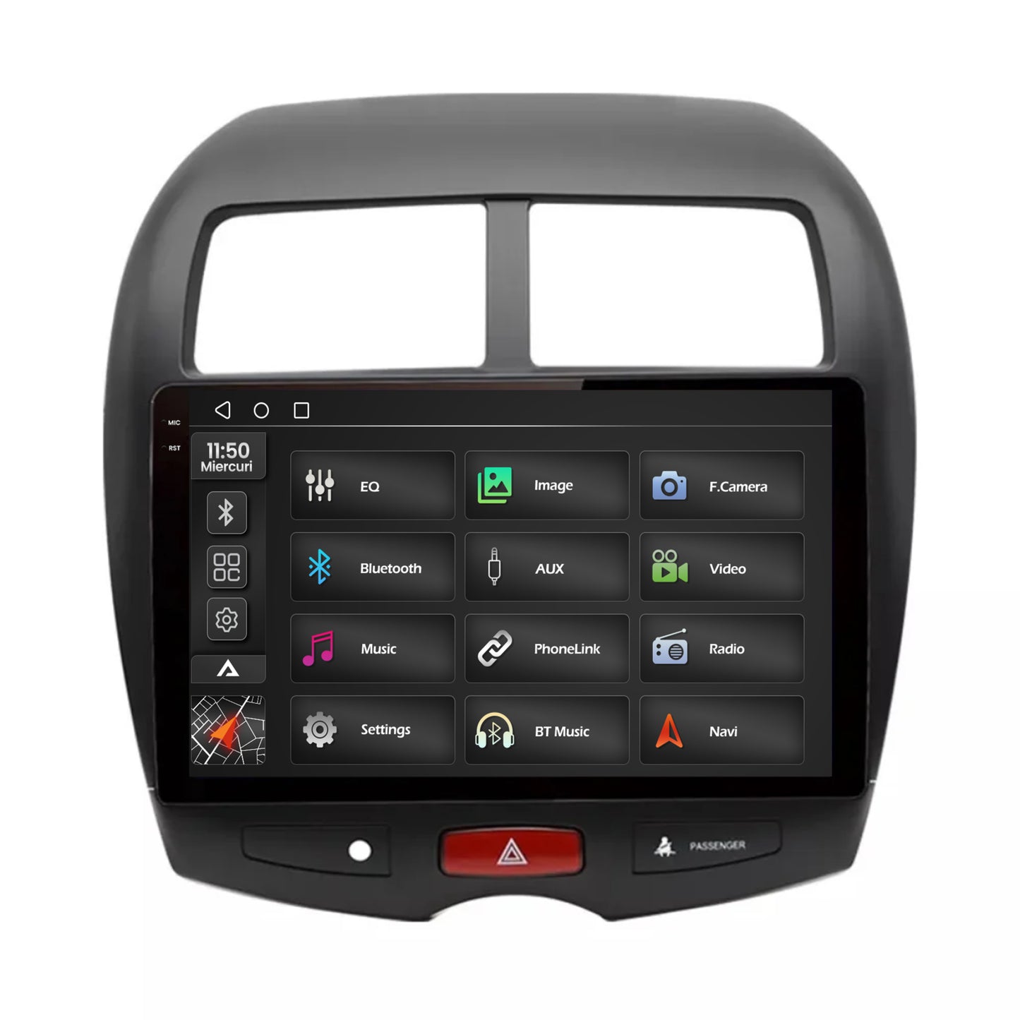 Navigatie 2K Mitsubishi ASX / Peugeot 4008 (2010-2018), Android, S-Quadcore / 4GB RAM + 64GB ROM, 10.36 Inch - AD-BGS100042K+AD-BGRKIT267