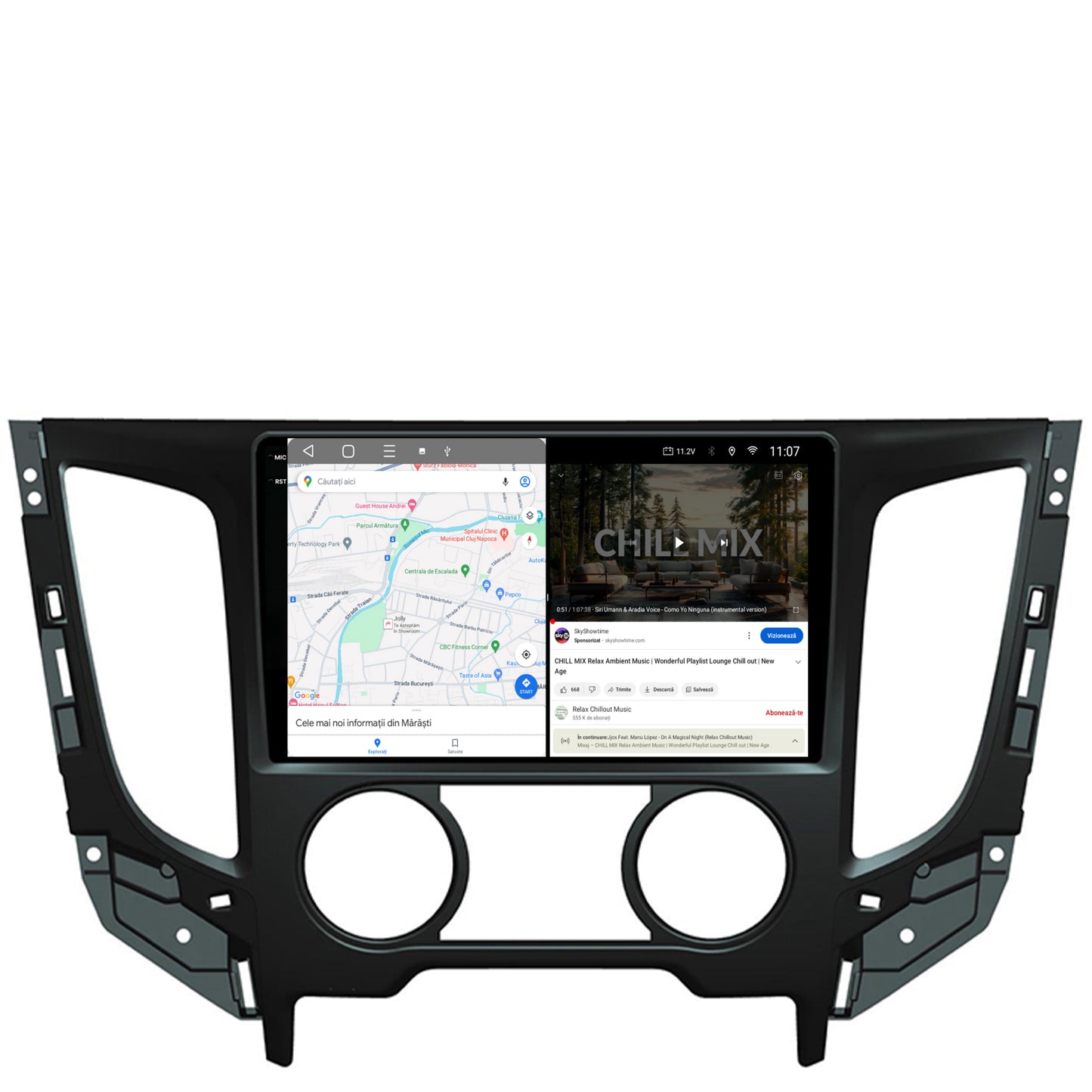 Navigatie 2K Mitsubishi L200 (2014-2020), Android, S-Quadcore / 4GB RAM + 64GB ROM, 9.5 Inch - AD-BGS90042K+AD-BGRKIT273