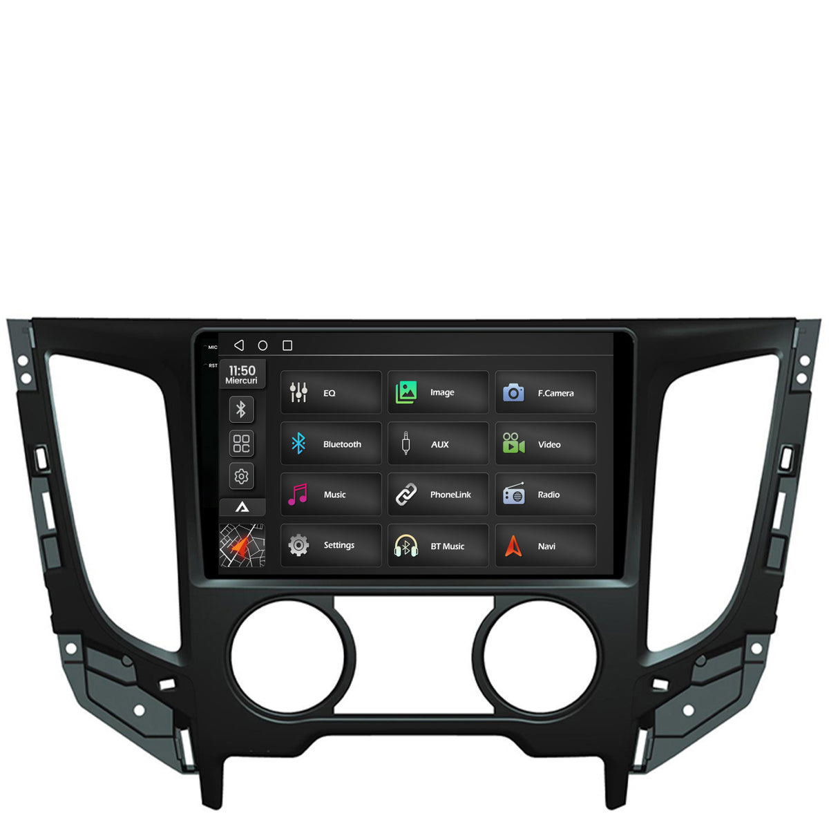 Navigatie 2K Mitsubishi L200 (2014-2020), Android, S-Quadcore / 4GB RAM + 64GB ROM, 9.5 Inch - AD-BGS90042K+AD-BGRKIT273