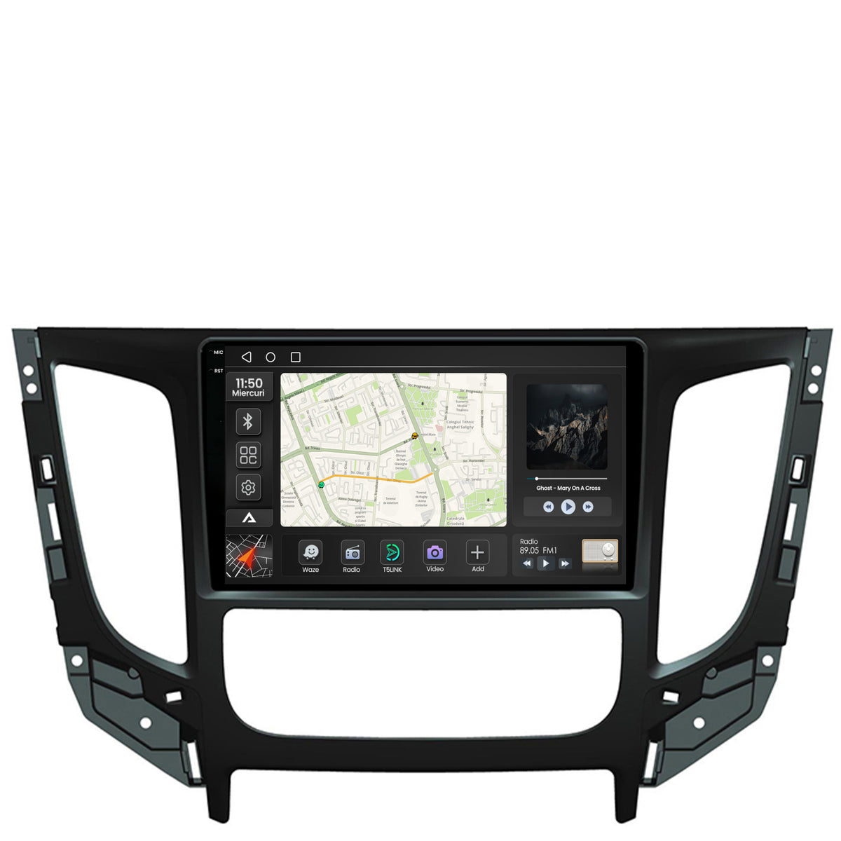 Navigatie 2K Mitsubishi L200 (2014-2020), Android, S-Quadcore / 4GB RAM + 64GB ROM, 9.5 Inch - AD-BGS90042K+AD-BGRKIT274