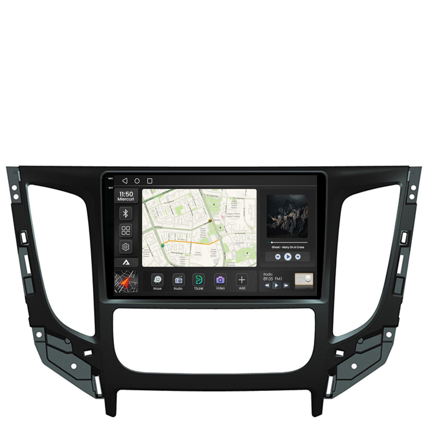Navigatie 2K Mitsubishi L200 (2014-2020), Android, S-Quadcore / 4GB RAM + 64GB ROM, 9.5 Inch - AD-BGS90042K+AD-BGRKIT274