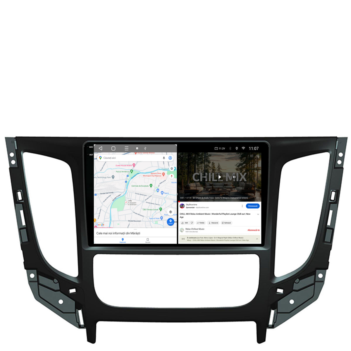 Navigatie 2K Mitsubishi L200 (2014-2020), Android, S-Quadcore / 4GB RAM + 64GB ROM, 9.5 Inch - AD-BGS90042K+AD-BGRKIT274