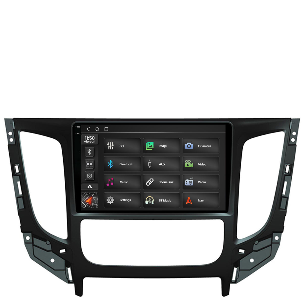 Navigatie 2K Mitsubishi L200 (2014-2020), Android, S-Quadcore / 4GB RAM + 64GB ROM, 9.5 Inch - AD-BGS90042K+AD-BGRKIT274