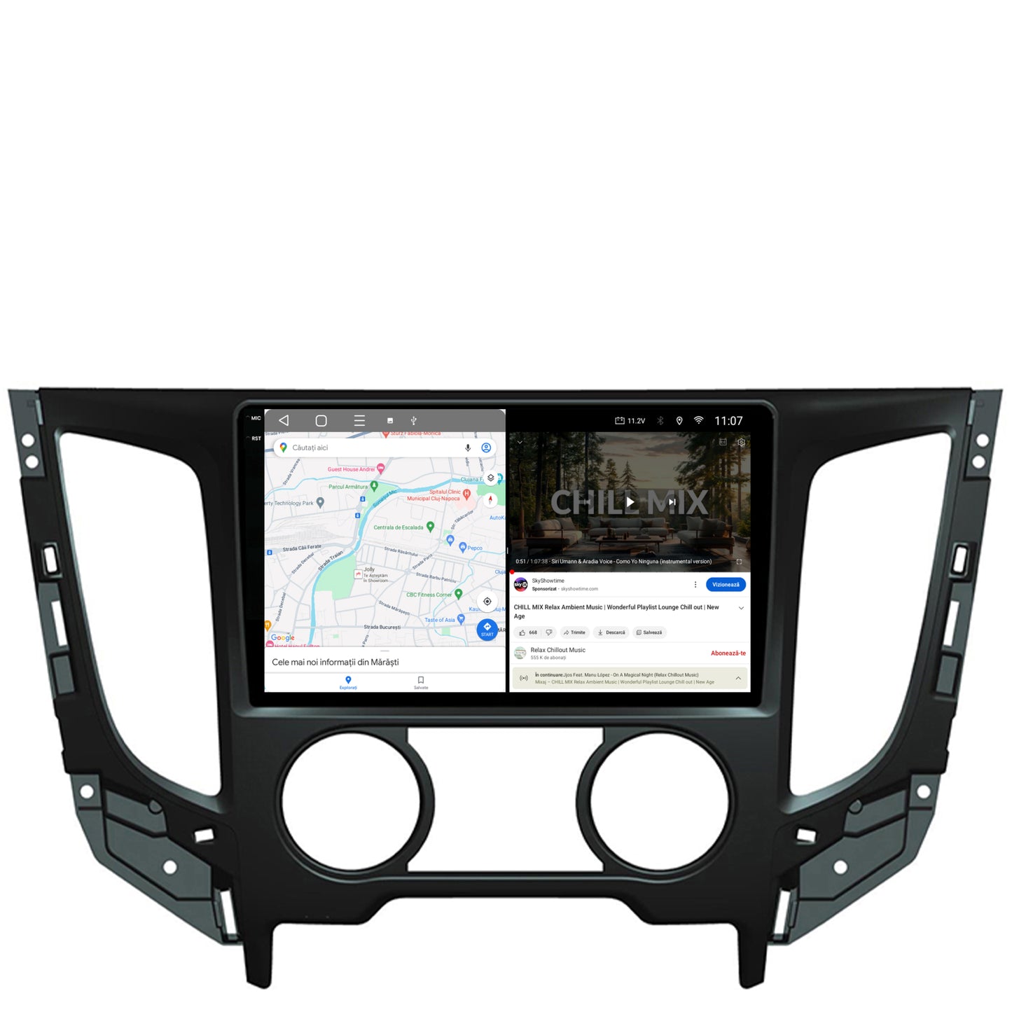 Navigatie 2K Mitsubishi L200 (2014-2020), Android, S-Quadcore / 4GB RAM + 64GB ROM, 9.5 Inch - AD-BGS90042K+AD-BGRKIT273