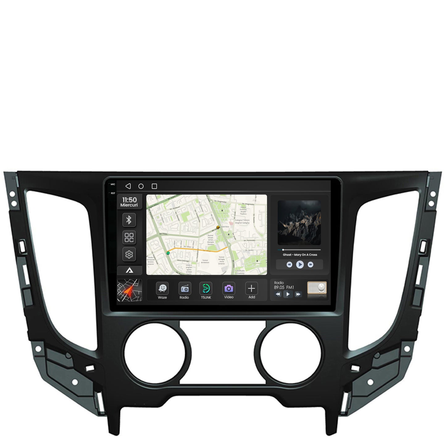 Navigatie 2K Mitsubishi L200 (2014-2020), Android, S-Quadcore / 4GB RAM + 64GB ROM, 9.5 Inch - AD-BGS90042K+AD-BGRKIT273