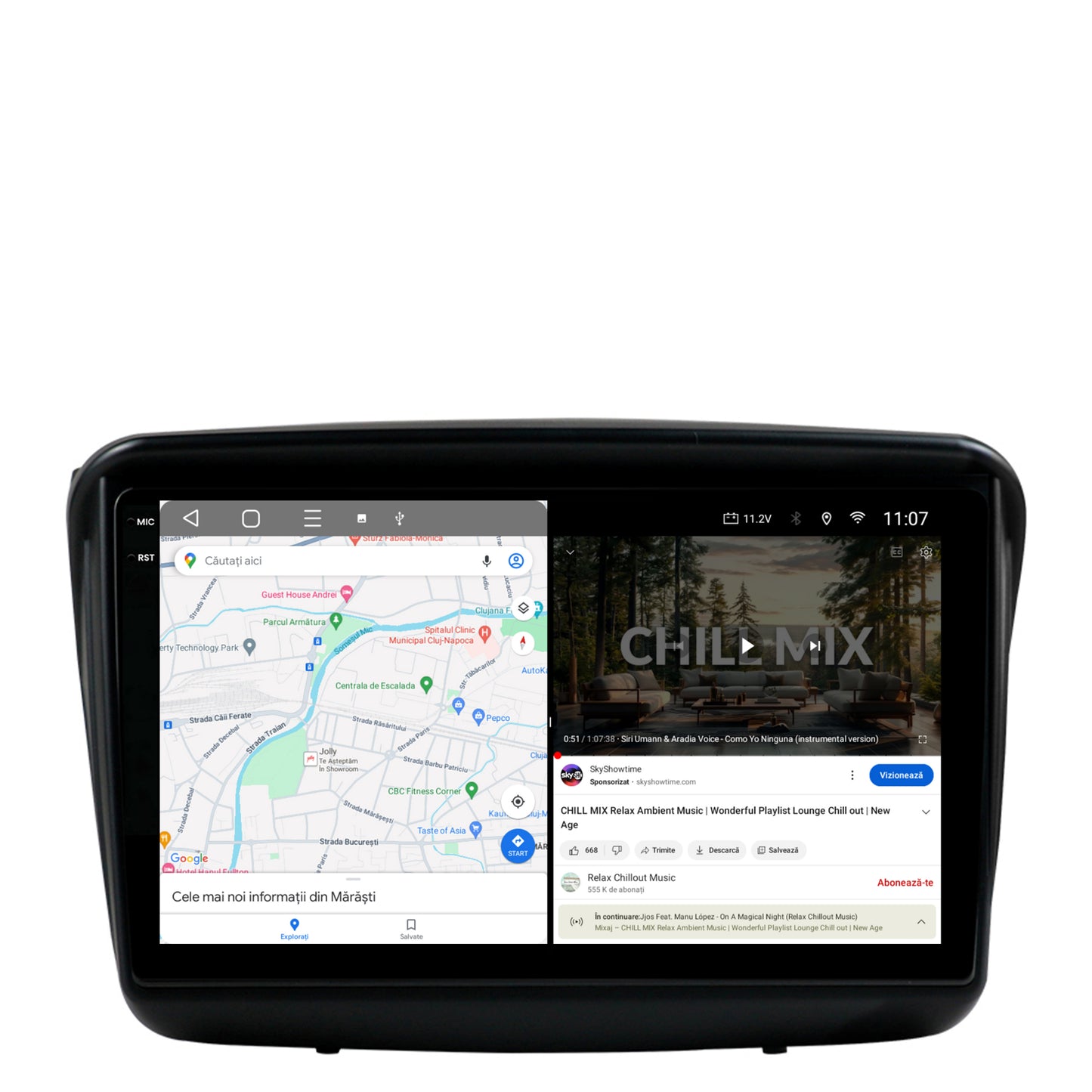 Navigatie 2K Mitsubishi L200 / Pajero Sport, Android, S-Quadcore / 4GB RAM + 64GB ROM, 9.5 Inch - AD-BGS90042K+AD-BGRKIT278