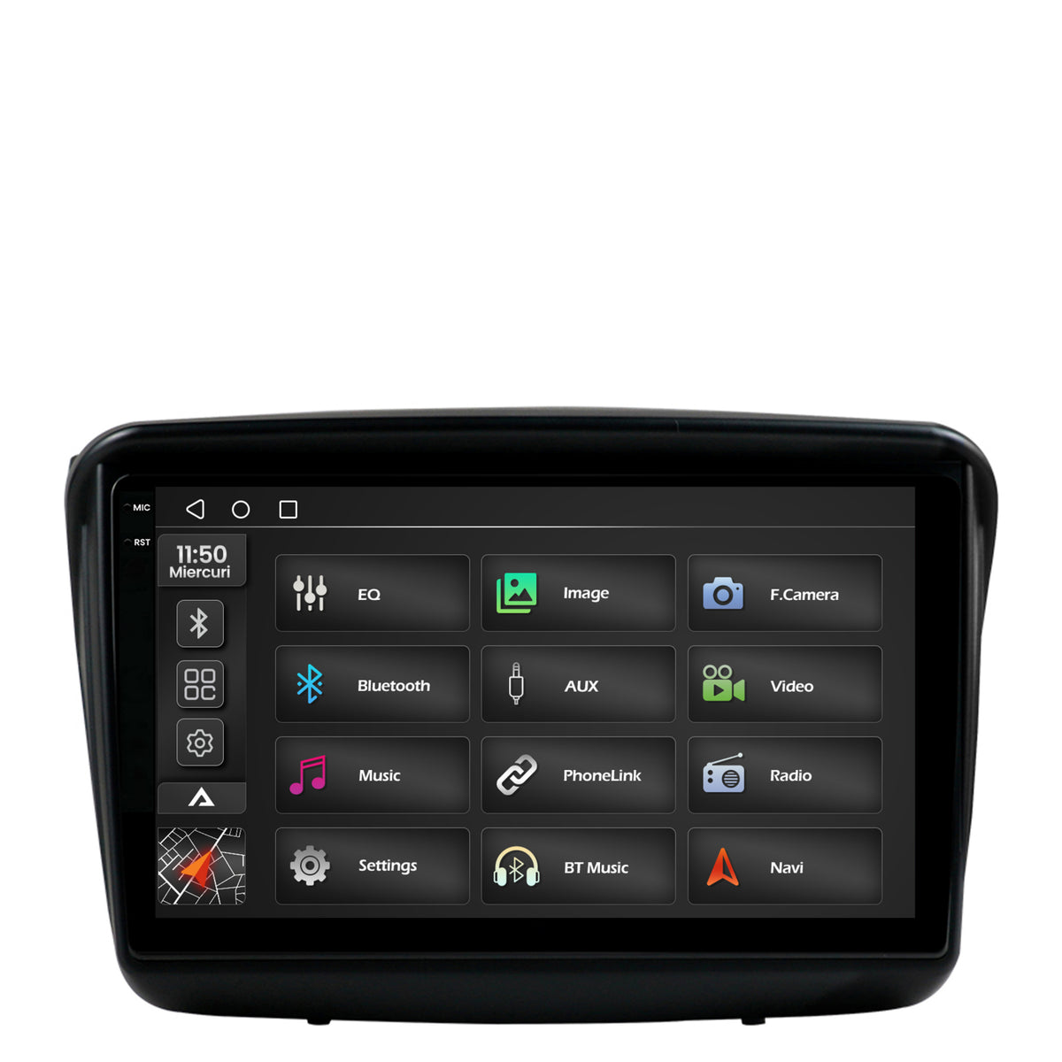 Navigatie 2K Mitsubishi L200 / Pajero Sport, Android, S-Quadcore / 4GB RAM + 64GB ROM, 9.5 Inch - AD-BGS90042K+AD-BGRKIT278