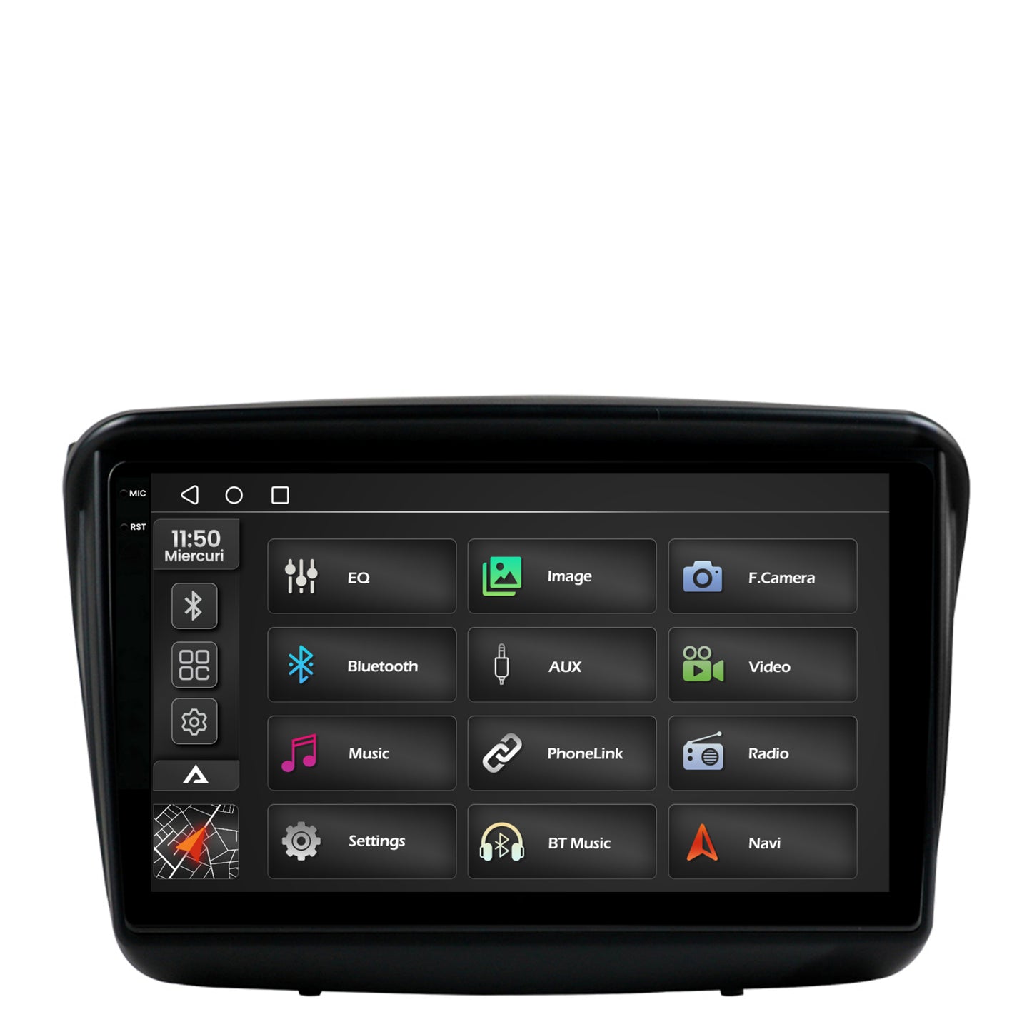 Navigatie 2K Mitsubishi L200 / Pajero Sport, Android, S-Quadcore / 4GB RAM + 64GB ROM, 9.5 Inch - AD-BGS90042K+AD-BGRKIT278