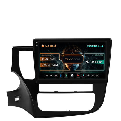 Navigatie 2K Mitsubishi Outlander (2013-2020), Android, S-Quadcore / 4GB RAM + 64GB ROM, 10.36 Inch - AD-BGS100042K+AD-BGRKIT268