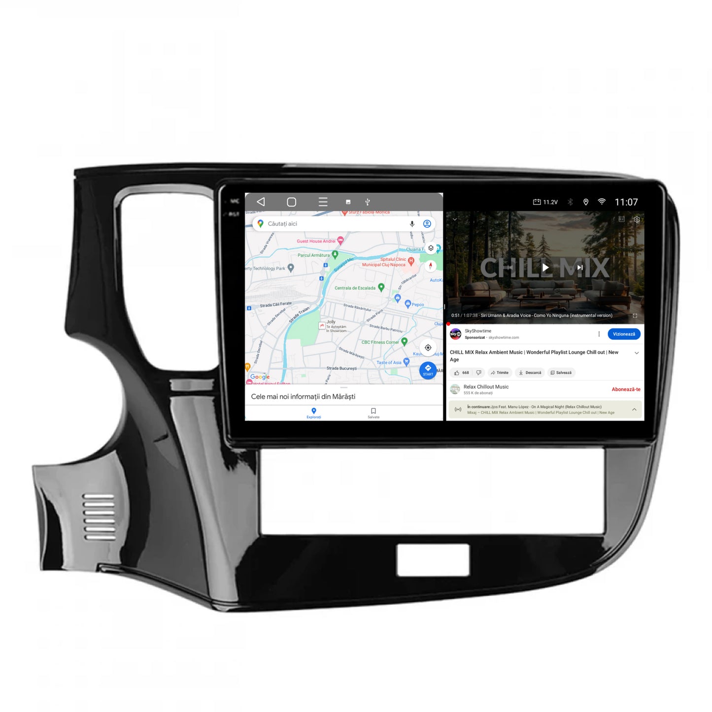 Navigatie 2K Mitsubishi Outlander (2019-2021), Android, S-Quadcore / 4GB RAM + 64GB ROM, 10.36 Inch - AD-BGS100042K+AD-BGRKIT268 - Copie