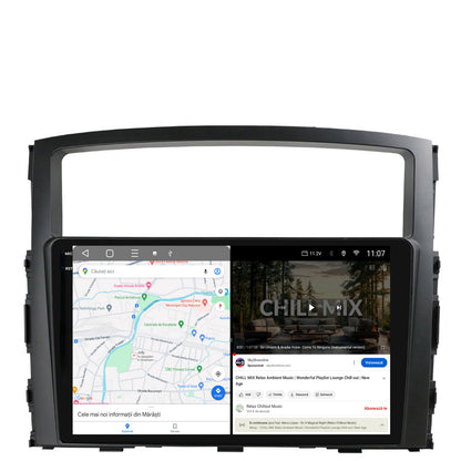 Navigatie 2K Mitsubishi Pajero (2006-2014), Android, S-Quadcore / 4GB RAM + 64GB ROM, 9.5 Inch - AD-BGS90042K+AD-BGRKIT271