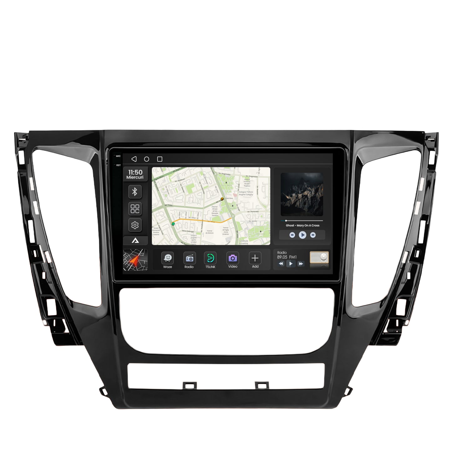 Navigatie 2K Mitsubishi Pajero (2016-2018), Android, S-Quadcore / 4GB RAM + 64GB ROM, 9.5 Inch - AD-BGS90042K+AD-BGRKIT270