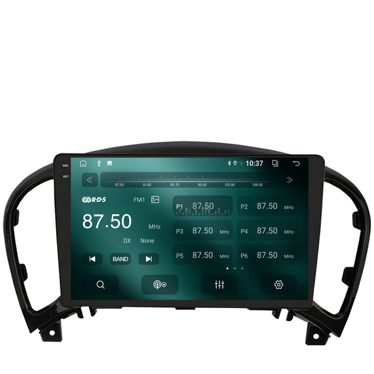 Navigatie 2K Nissan Juke (2010-2019), Android, S-Quadcore / 4GB RAM + 64GB ROM, 9.5 Inch - AD-BGS90042K+AD-BGRKIT168