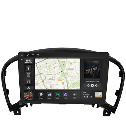 Navigatie 2K Nissan Juke (2010-2019), Android, S-Quadcore / 4GB RAM + 64GB ROM, 9.5 Inch - AD-BGS90042K+AD-BGRKIT168
