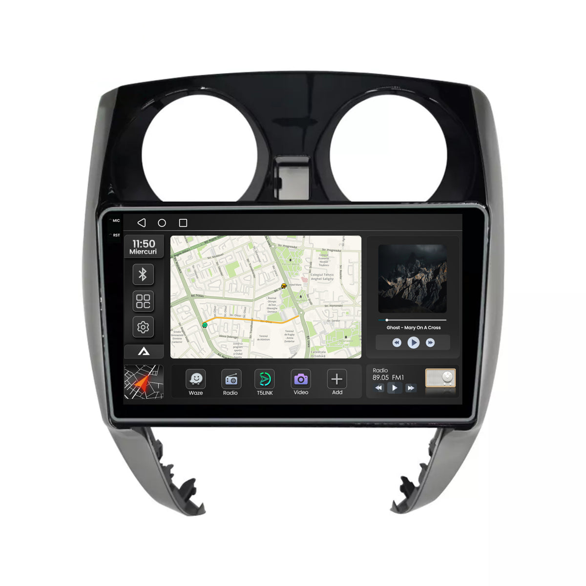 Navigatie 2K Nissan Note (2012-2019), Android, S-Quadcore / 4GB RAM + 64GB ROM, 10.36 Inch - AD-BGS100042K+AD-BGRKIT167