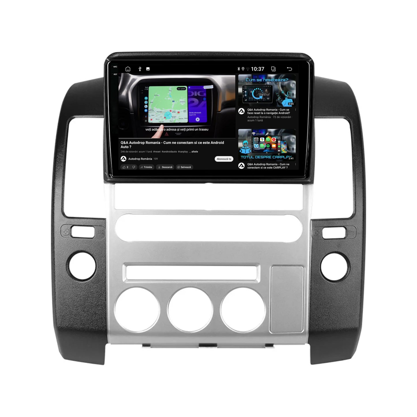 Navigatie 2K Nissan Pathfinder-Navara (2004-2014), Android, S-Quadcore / 4GB RAM + 64GB ROM, 9.5 Inch - AD-BGS90042K+AD-BGRKIT170V2
