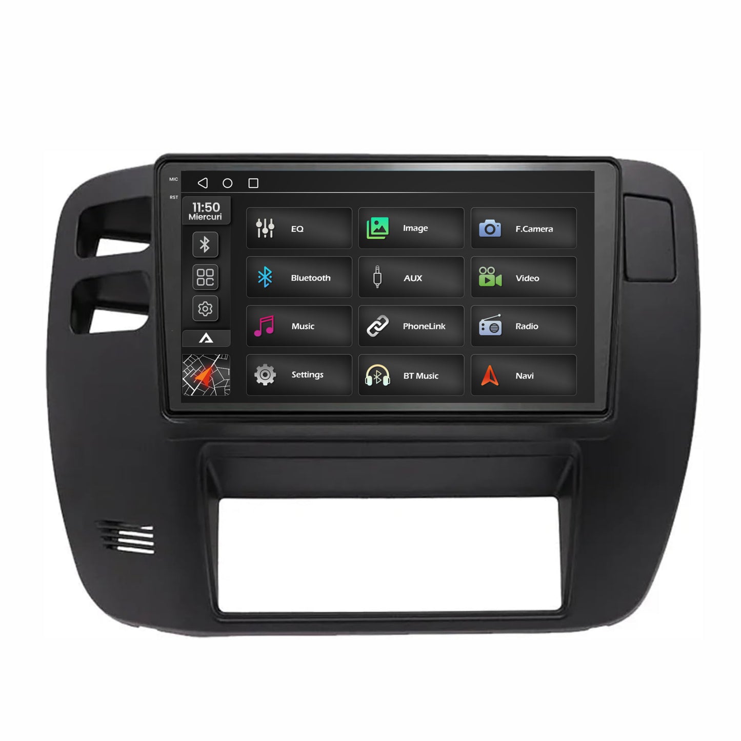 Navigatie 2K Nissan Patrol (2000-2005), Android, S-Quadcore / 4GB RAM + 64GB ROM, 9.5 Inch - AD-BGS90042K+AD-BGRKIT166