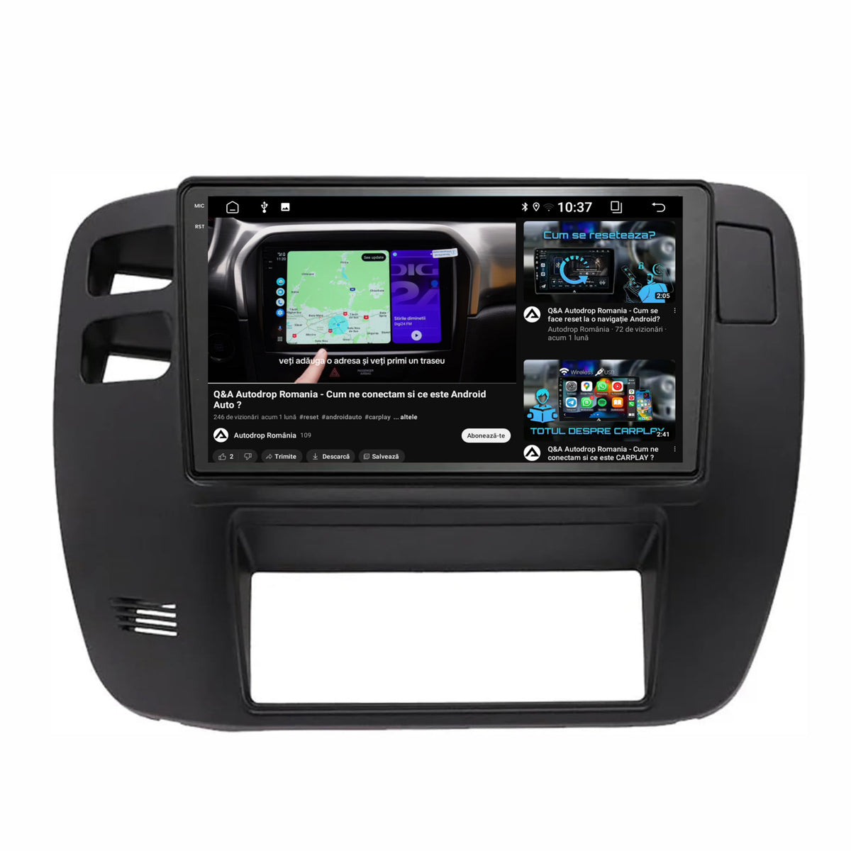 Navigatie 2K Nissan Patrol (2000-2005), Android, S-Quadcore / 4GB RAM + 64GB ROM, 9.5 Inch - AD-BGS90042K+AD-BGRKIT166