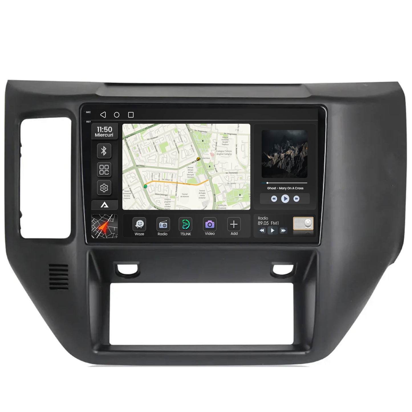 Navigatie 2K Nissan Patrol (2004-2012), Android, S-Quadcore / 4GB RAM + 64GB ROM, 9.5 Inch - AD-BGS90042K+AD-BGRKIT166V2