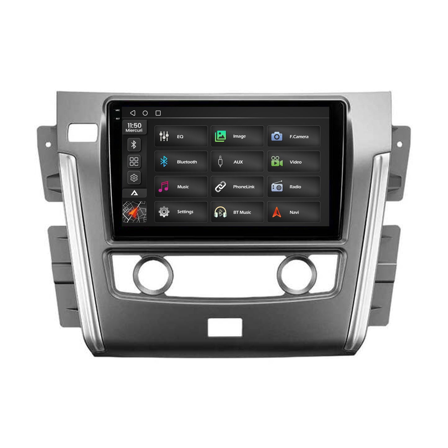 Navigatie 2K Nissan Patrol (2012-2020), Android, S-Quadcore / 4GB RAM + 64GB ROM, 10.36 Inch - AD-BGS100042K+AD-BGRKIT164