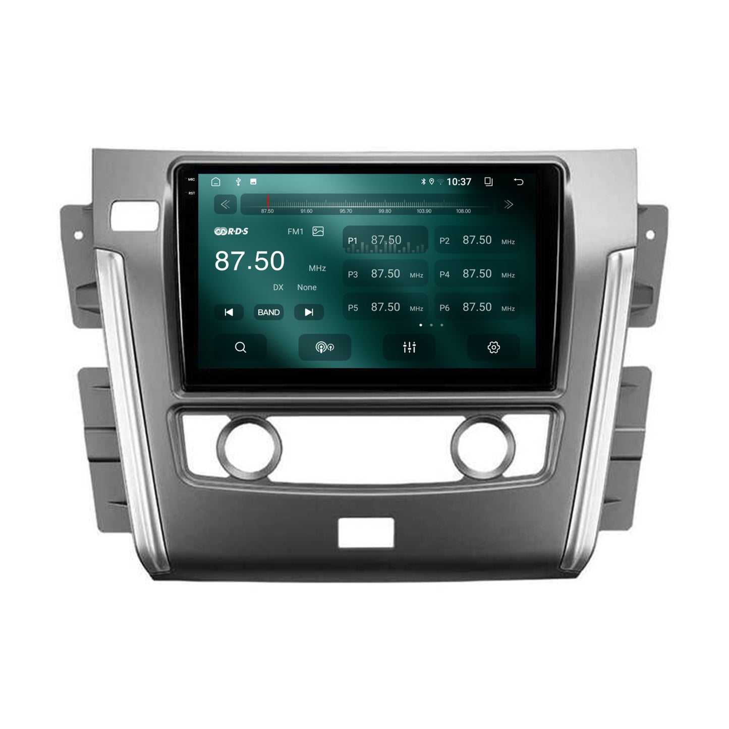 Navigatie 2K Nissan Patrol (2012-2020), Android, S-Quadcore / 4GB RAM + 64GB ROM, 10.36 Inch - AD-BGS100042K+AD-BGRKIT164