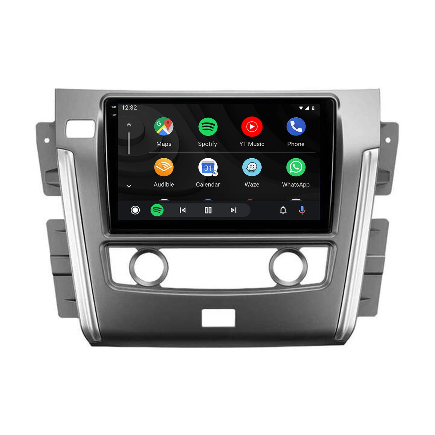 Navigatie 2K Nissan Patrol (2012-2020), Android, S-Quadcore / 4GB RAM + 64GB ROM, 10.36 Inch - AD-BGS100042K+AD-BGRKIT164