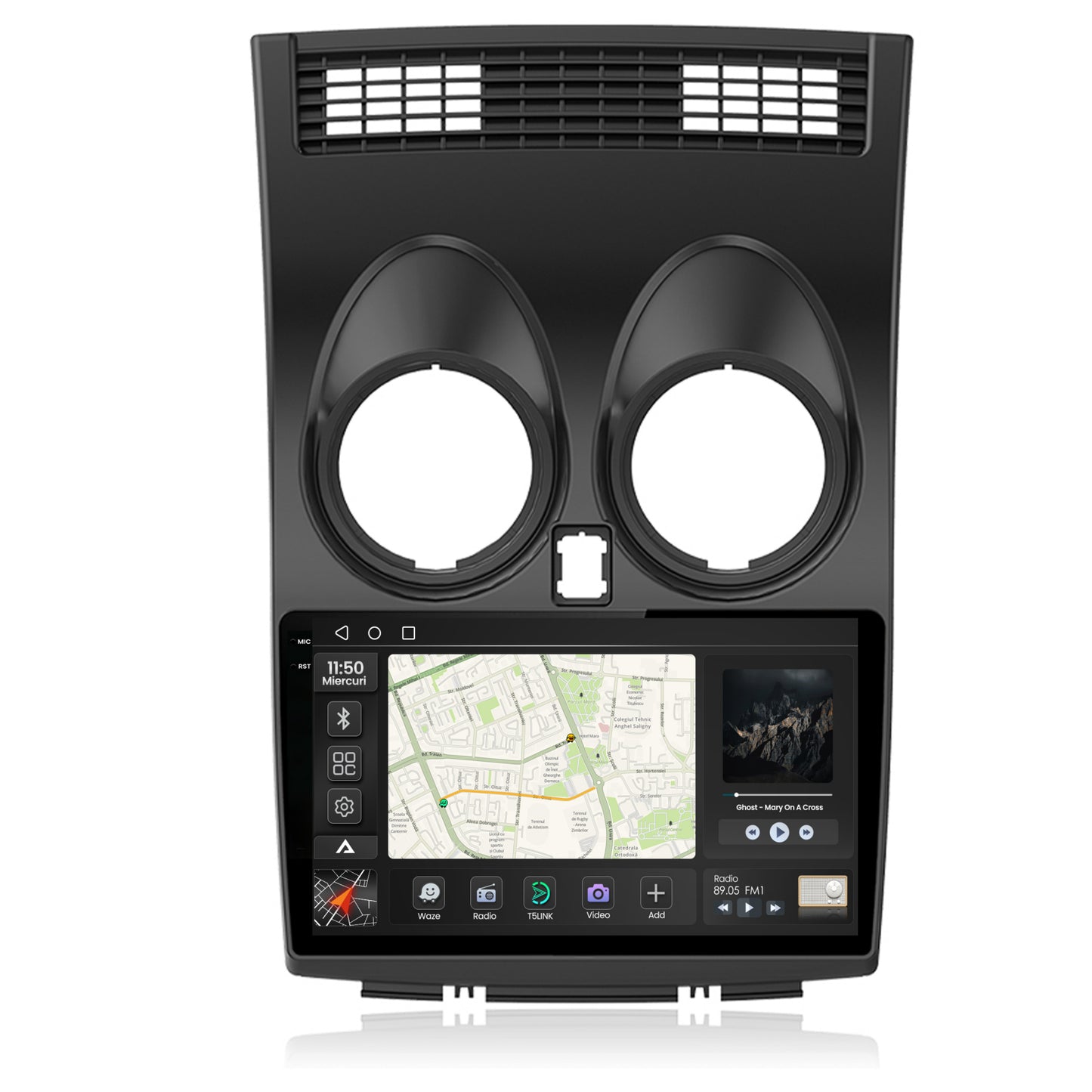 Navigatie 2K Nissan Qashqai (2006-2014), Android, S-Quadcore / 4GB RAM + 64GB ROM, 9.5 Inch - AD-BGS90042K+AD-BGRKIT161
