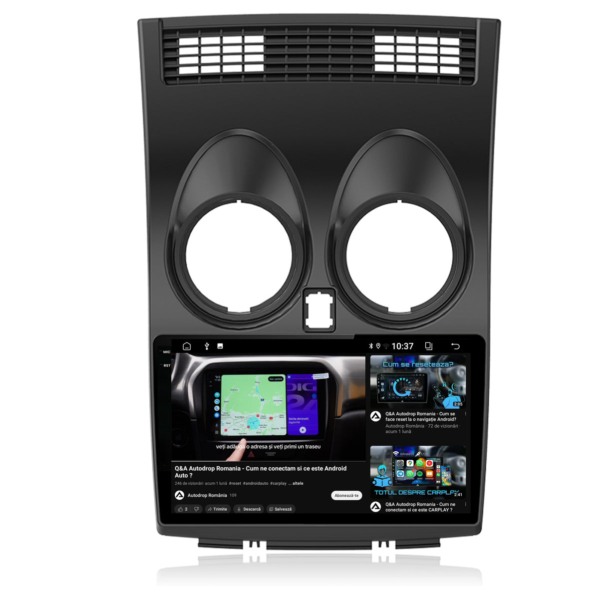 Navigatie 2K Nissan Qashqai (2006-2014), Android, S-Quadcore / 4GB RAM + 64GB ROM, 9.5 Inch - AD-BGS90042K+AD-BGRKIT161