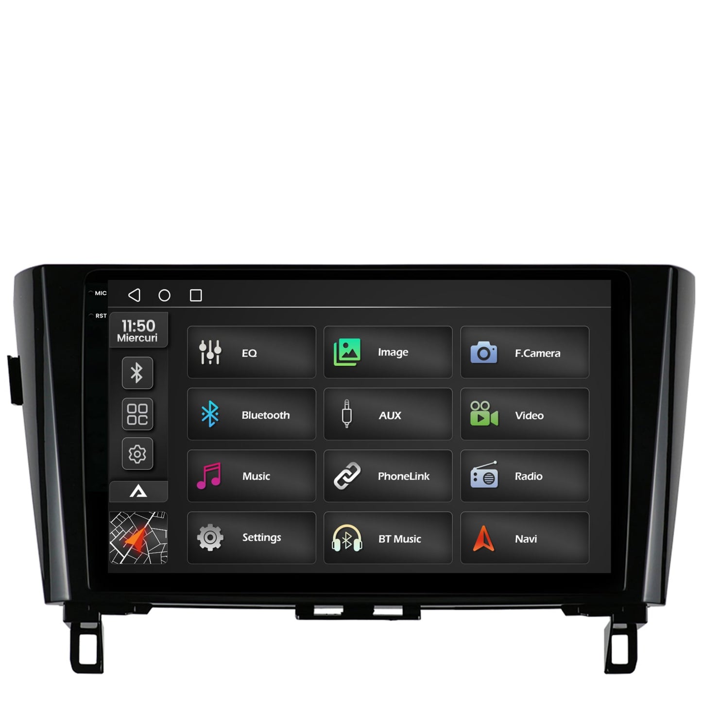Navigatie 2K Nissan Qashqai / X-Trail (2013+), Android, S-Quadcore / 4GB RAM + 64GB ROM, 10.36 Inch - AD-BGS100042K+AD-BGRKIT162