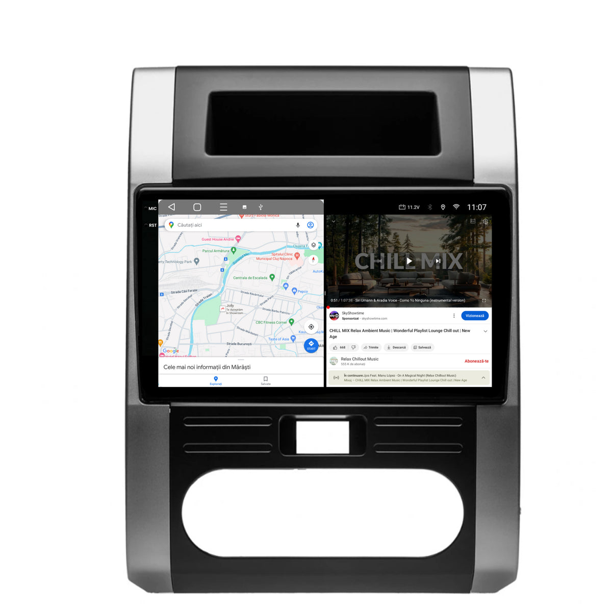 Navigatie 2K Nissan X-Trail (2007-2015), Android, S-Quadcore / 4GB RAM + 64GB ROM, 10.36 Inch - AD-BGS100042K+AD-BGRKIT160