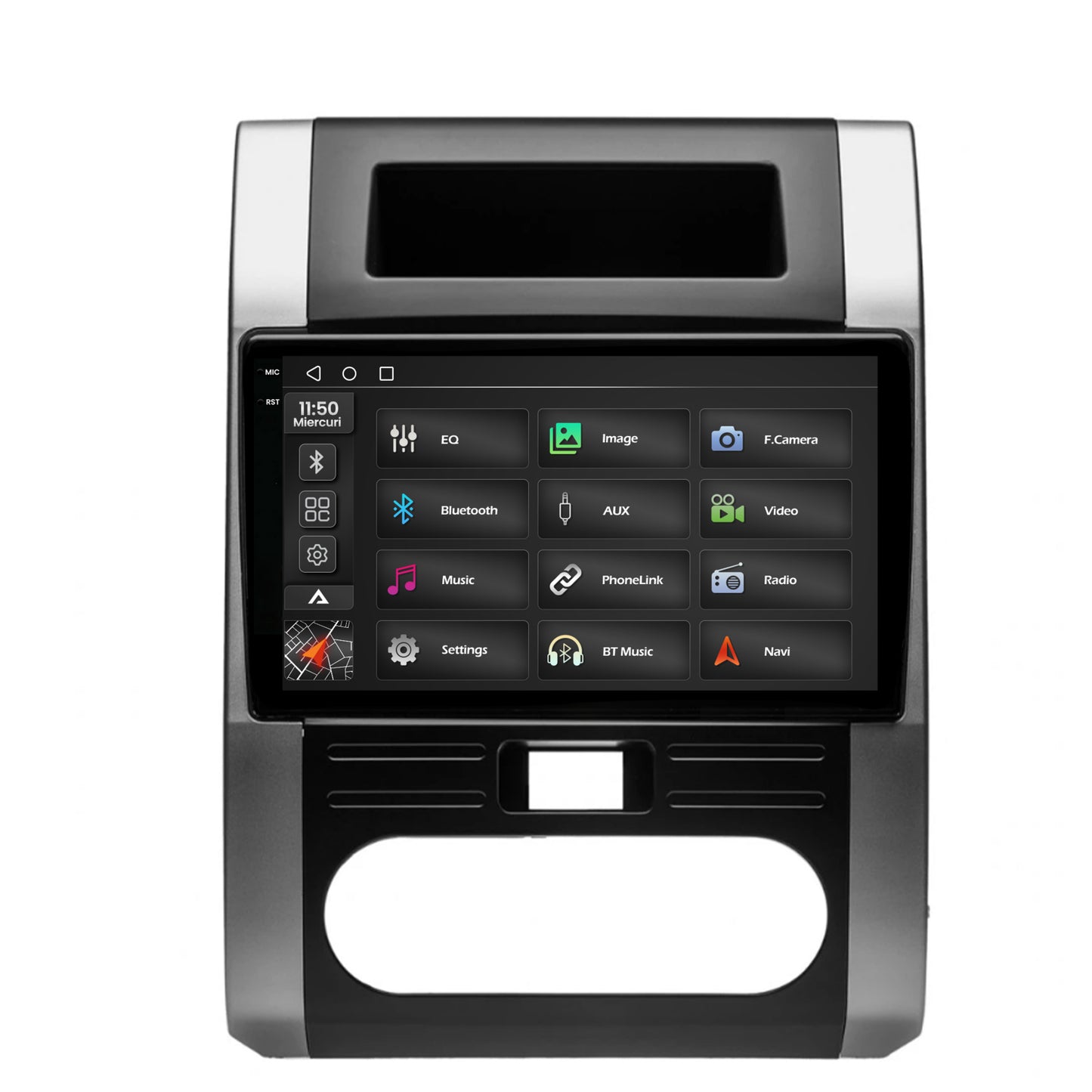 Navigatie 2K Nissan X-Trail (2007-2015), Android, S-Quadcore / 4GB RAM + 64GB ROM, 10.36 Inch - AD-BGS100042K+AD-BGRKIT160