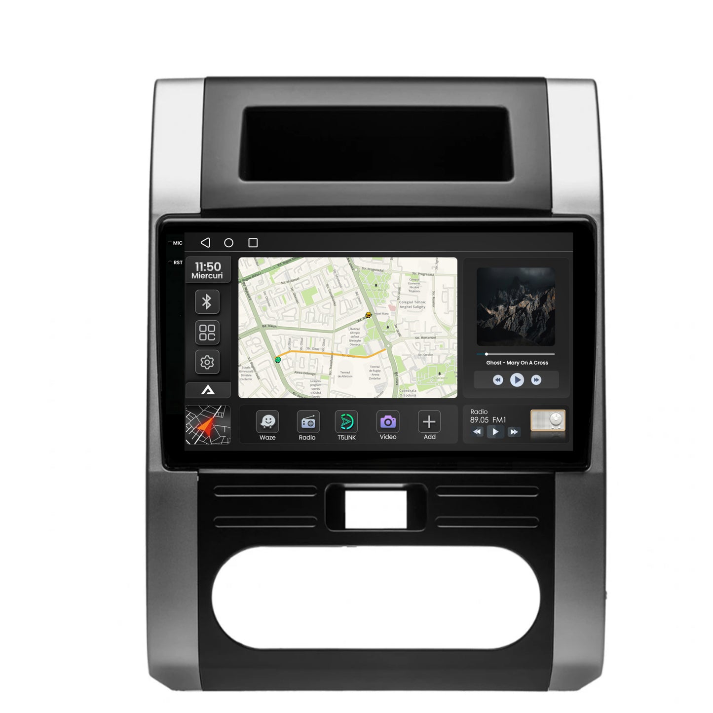 Navigatie 2K Nissan X-Trail (2007-2015), Android, S-Quadcore / 4GB RAM + 64GB ROM, 10.36 Inch - AD-BGS100042K+AD-BGRKIT160