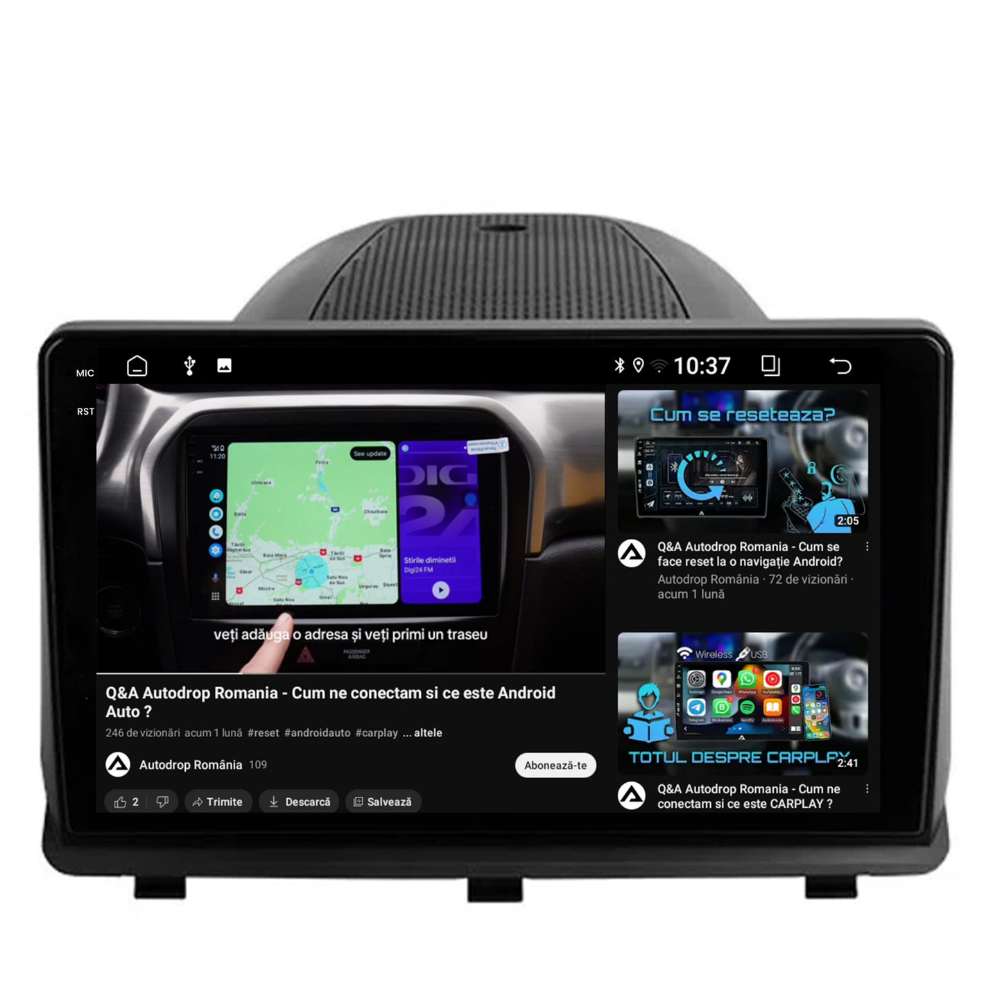 Navigatie 2K Opel Antara (2006-2015), Android, S-Quadcore / 4GB RAM + 64GB ROM, 9.5 Inch - AD-BGS90042K+AD-BGRKIT386