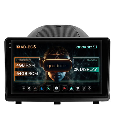 Navigatie 2K Opel Antara (2006-2015), Android, S-Quadcore / 4GB RAM + 64GB ROM, 9.5 Inch - AD-BGS90042K+AD-BGRKIT386