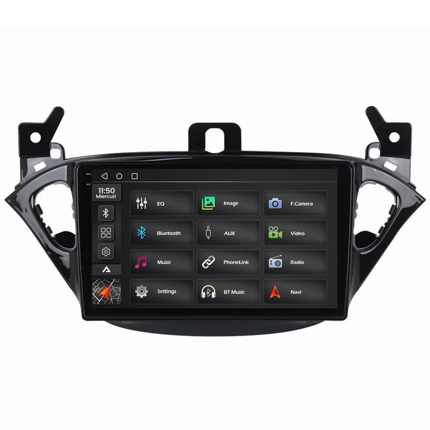 Navigatie 2K Opel Corsa E / Adam (2013-2019), Android, S-Quadcore / 4GB RAM + 64GB ROM, 9.5 Inch - AD-BGS90042K+AD-BGRKIT387
