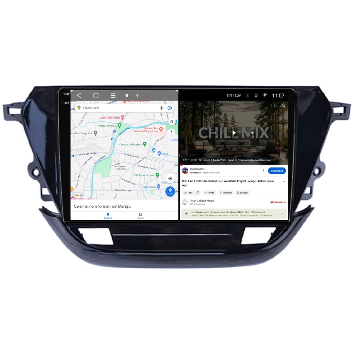 Navigatie 2K Opel Corsa F (2019+), Android, S-Quadcore / 4GB RAM + 64GB ROM, 9.5 Inch - AD-BGS90042K+AD-BGRKIT380