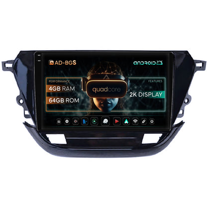 Navigatie 2K Opel Corsa F (2019+), Android, S-Quadcore / 4GB RAM + 64GB ROM, 9.5 Inch - AD-BGS90042K+AD-BGRKIT380
