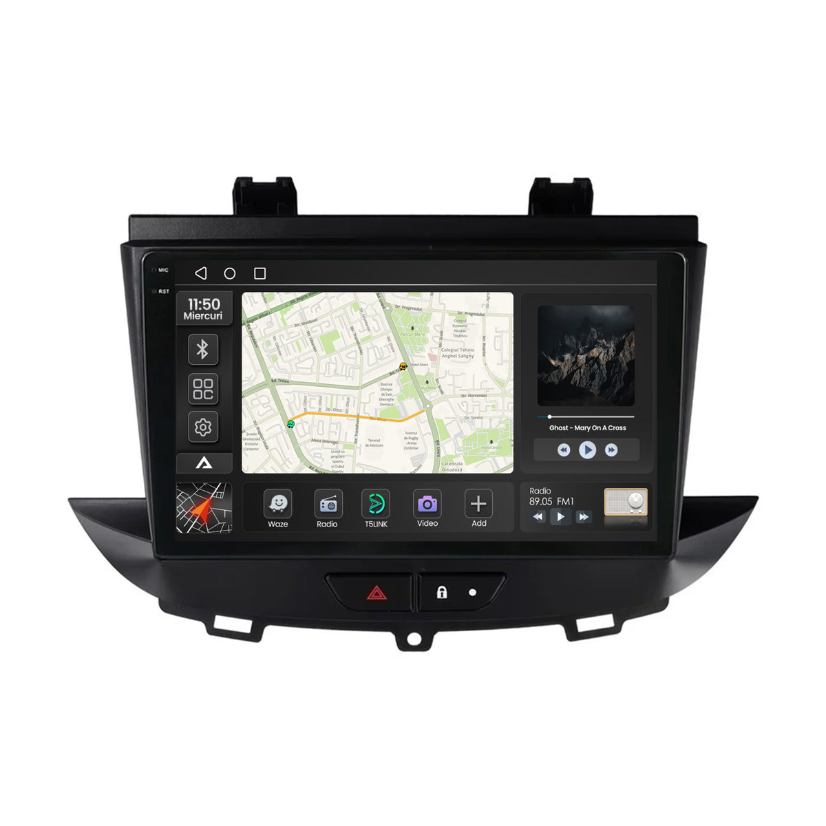 Navigatie 2K Opel Grandland X / Opel Crossland X (2017-2021), Android, S-Quadcore / 4GB RAM + 64GB ROM, 9.5 Inch - AD-BGS90042K+AD-BGRKIT354