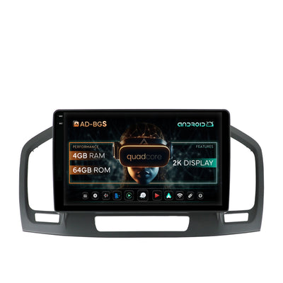 Navigatie 2K Opel Insignia (2008-2013), Android, S-Quadcore / 4GB RAM + 64GB ROM, 9.5 Inch - AD-BGS90042K+AD-BGRKIT254